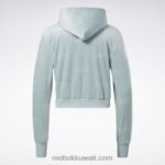 نحيف الرمادي الساحلي كلاسيك انرجي كيو 4 قطيفة بسحاب Reebok 0NZ0F785 - Image 9