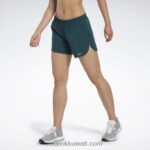 نحيف الغابة الخضراء شورتات الركض Reebok 0NZ0F811