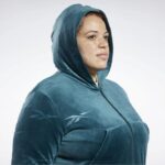 نحيف الغابة الخضراء كنزة كلاسيك انرجي كيو 4 قطيفة بسحاب (مقاس كبير) Reebok 0NZ0F893 - Image 6