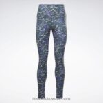 نحيف الغابة الخضراء لوكس 2.0 طماق سفاري البقع الحديثة Reebok 0NZ0F620 - Image 7