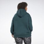 نحيف الغابة الخضراء هودي كبير الحجم معاد تدويره في الاستوديو (حجم كبير) Reebok 0NZ0F586 - Image 4