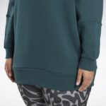 نحيف الغابة الخضراء هودي كبير الحجم معاد تدويره في الاستوديو (حجم كبير) Reebok 0NZ0F586 - Image 6