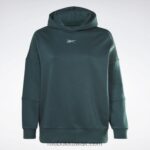 نحيف الغابة الخضراء هودي كبير الحجم معاد تدويره في الاستوديو (حجم كبير) Reebok 0NZ0F586 - Image 7