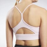 نحيف الوردي بكسل حمالة صدر رياضية جاهزة للتمارين الرياضية Reebok 0NZ0F673 - Image 4