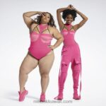 نحيف اندماج وردي / أسود طبقة الجسم كاردي ب Reebok 0NZ0F440 - Image 4