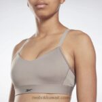 نحيف بولدر الرمادي حمالة صدر رياضية شرائط لوكس Reebok 0NZ0F996 - Image 7