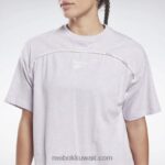 نحيف توهج الكوارتز ميل تي شيرت الأنابيب Reebok 0NZ0F851 - Image 4