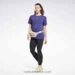 نحيف جريئة الأرجواني تي شيرت الإرهاق Reebok 0NZ0F801 - Image 2