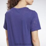 نحيف جريئة الأرجواني تي شيرت الإرهاق Reebok 0NZ0F801 - Image 5