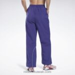 نحيف جريئة الأرجواني سروال منسوج ليه ميلز Reebok 0NZ0F448 - Image 3