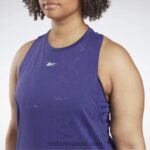 نحيف جريئة الأرجواني قمة خزان الإرهاق (حجم كبير) Reebok 0NZ0F757 - Image 4