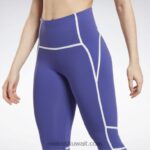 نحيف جريئة الأرجواني لوكس كولون بلوك بخصر مرتفع Reebok 0NZ0F430 - Image 7