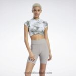 نحيف حكيم خفيف تي شيرت قصير الأكمام بطبعة بقع سحابة كلاسيكية Reebok 0NZ0F984
