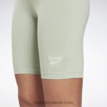 نحيف حكيم خفيف شورت مجسم بشعار الماركة Reebok 0NZ0F976 - Image 4
