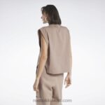 نحيف رمادي داكن أعلى خزان العضلات جيرسي الكلاسيكية Reebok 0NZ0F803 - Image 3