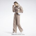 نحيف رمادي داكن سروال واسع الساق عكسي الصوف الكلاسيكي Reebok 0NZ0F259 - Image 2
