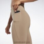 نحيف رمادي داكن كولون لوكس بخصر مرتفع Reebok 0NZ0F417 - Image 5