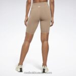 نحيف رمادي داكن لوكس شورت دراجة مرتفع Reebok 0NZ0F556 - Image 3