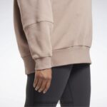 نحيف رمادي داكن هودي كبير الحجم معاد تدويره في الاستوديو (حجم كبير) Reebok 0NZ0F577 - Image 5