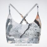 نحيف رمادي نقي 3 حمالة صدر جريئة مطبوعة بحمالات رفيعة من لوكس Reebok 0NZ0F508 - Image 6