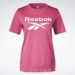 نحيف شبه فخور وردي / أبيض هوية تي شيرت Reebok 0NZ0F520 - Image 6