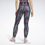 نحيف شبه وردي فخور الجوارب المطبوعة كل انحاء myt Reebok 0NZ0F539 - Image 4
