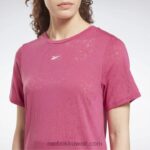 نحيف شبه وردي فخور تي شيرت الإرهاق Reebok 0NZ0F871 - Image 4