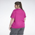 نحيف شبه وردي فخور تي شيرت الهوية (حجم كبير) Reebok 0NZ0F624 - Image 3