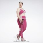 نحيف شبه وردي فخور حمالة صدر لوكس ريسر مبطنة بألوان متداخلة (حجم كبير) Reebok 0NZ0F804 - Image 3