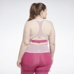 نحيف شبه وردي فخور حمالة صدر لوكس ريسر مبطنة بألوان متداخلة (حجم كبير) Reebok 0NZ0F804 - Image 4
