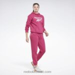 نحيف شبه وردي فخور سويت شيرت صوف بشعار الماركة كبير Reebok 0NZ0F582 - Image 2