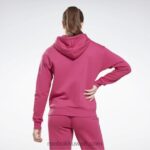 نحيف شبه وردي فخور سويت شيرت صوف بشعار الماركة كبير Reebok 0NZ0F582 - Image 3