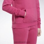نحيف شبه وردي فخور سويت شيرت صوف بشعار الماركة كبير Reebok 0NZ0F582 - Image 5