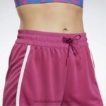 نحيف شبه وردي فخور شورت مرتفع جاهز للتمارين الرياضية Reebok 0NZ0F788 - Image 5