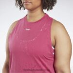 نحيف شبه وردي فخور قمة خزان الإرهاق (حجم كبير) Reebok 0NZ0F790 - Image 4