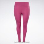 نحيف شبه وردي فخور كولون لوكس عالي الخصر (حجم كبير) Reebok 0NZ0F831 - Image 6