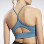 نحيف فولاذي أزرق s23-r حمالة صدر رياضية جاهزة للتمارين الرياضية Reebok 0NZ0F575 - Image 4