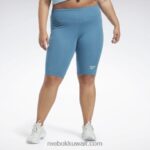 نحيف فولاذي أزرق s23-r شورت مجسم بشعار الماركة (مقاس كبير) Reebok 0NZ0F697