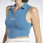 نحيف فولاذي أزرق s23-r كلاسيك اسكواش تانك توب Reebok 0NZ0F854 - Image 6