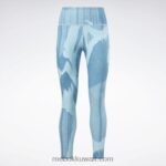 نحيف فولاذي أزرق s23-r لوكس أداء طماق Reebok 0NZ0F395 - Image 6