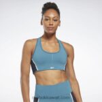 نحيف فولاذي أزرق s23-r لوكس متسابق حمالة صدر مبطن كولوربلوك Reebok 0NZ0F778