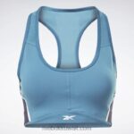 نحيف فولاذي أزرق s23-r لوكس متسابق حمالة صدر مبطن كولوربلوك Reebok 0NZ0F778 - Image 6