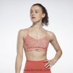 نحيف كانيون كورال لوكس حمالة صدر رياضية حديثة بطبعة سفاري Reebok 0NZ0F813