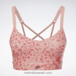 نحيف كانيون كورال لوكس حمالة صدر رياضية حديثة بطبعة سفاري Reebok 0NZ0F813 - Image 6