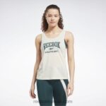 نحيف كلاسيكي أبيض أعلى خزان الرسومات الجاهزة للتمرين Reebok 0NZ0F558