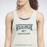 نحيف كلاسيكي أبيض أعلى خزان الرسومات الجاهزة للتمرين Reebok 0NZ0F558 - Image 4