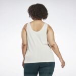 نحيف كلاسيكي أبيض أعلى خزان رسومي سوبريميوم جاهز للتمرين (حجم كبير) Reebok 0NZ0F908 - Image 2