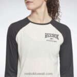 نحيف كلاسيكي أبيض تي شيرت بيسبول جاهز للتمرين Reebok 0NZ0F604 - Image 4