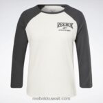 نحيف كلاسيكي أبيض تي شيرت بيسبول جاهز للتمرين Reebok 0NZ0F604 - Image 6