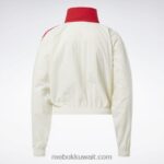 نحيف كلاسيكي أبيض سترة المسار الكلاسيكية الامتياز Reebok 0NZ0F318 - Image 4